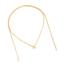 Multi Layering Bead Necklace Jewellery Stackable-01 gold 7730