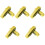 10Pcs Durable Yellow Polyester Lifting Straps for Hoist and Winch Use 2