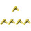 10Pcs Durable Yellow Polyester Lifting Straps for Hoist and Winch Use 4