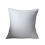 Coussin décoratif uni en similicuir 43 x 43 cm 2
