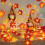 Φωτιστικό LED σε σχήμα κολοκύθας για Halloween 20 LED 118 ιντσών 8 λειτουργιών 4