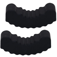 2pcs Rubber Jacking Stand Pad Enhances Safety For-black 6000 kg