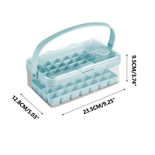 Fankiway Ice Box Large Capacity Single Double Layer with Lid 2