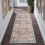Runner Rug Brick Red Vintage Distressed 2 ft x 6 ft 2