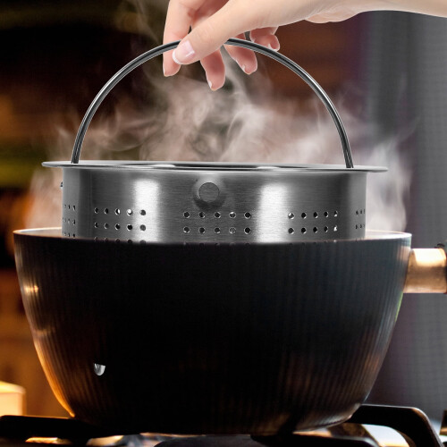 Stainless Steel Rice Steamer Basket 2 PCS 2