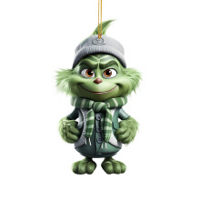 Grinch Ornaments Christmas Tree Decor 8cm Black