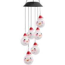 Carillon solaire à vent avec lumières à couleurs changeantes (1 pièce)