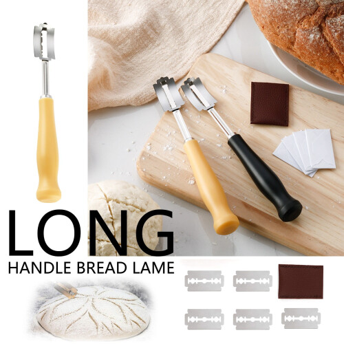Cuchilla para pan de mango largo con 6 cuchillas