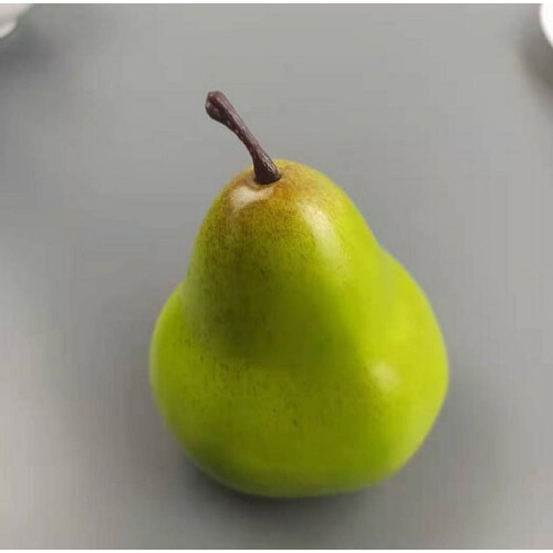 Fake Pears Artificial Fruit Decor Green6pcs