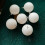 Witte kerstboomversieringen (ballen) onbreekbaar (6 stuks) 2