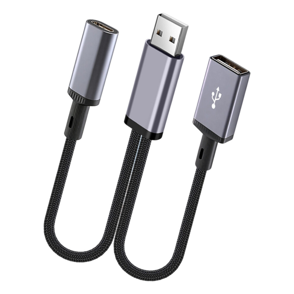 Nylon Braided Multifunction Usb-Type C Usb Female Straight Head 7627001509184