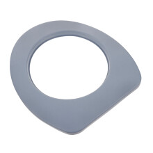 Plastic toiletbrilhoes, huishoudmat, 1 stuk
