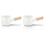Enamel Milk Pan 10cm with Wooden Handle (2 Pack) 1