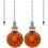 Crystal Ceiling Fan Pull Chain 21" 2 pcs 1