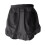 Schwarze Polyester-Halbschürze mit Spitzenbesatz und 2 Taschen 1