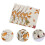 Set de sets de table et chemin de table en coton et lin pour Thanksgiving 2