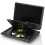 9-Zoll-DVD-Player, tragbar, mit Halterung, Schwarz 4