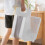 Wall-Mounted Laundry Hamper Plastic Folding 1 Unit 5