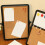 Desktop-Pinnwand aus Holz, Kork-Pinnwand,-Kork-Whiteboard-Split 5