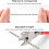 Crystal Ceiling Fan Pull Chain 21" 2 pcs 5
