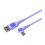 Flexibles Silikon-USB-Typ-C-Ladekabel, schnelles-1,2 m Lila 1