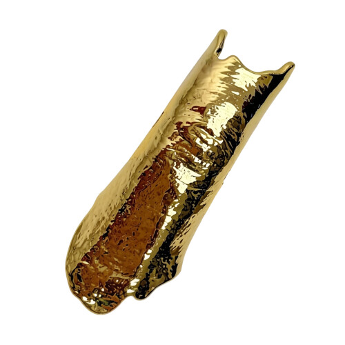 Stylish Open Band Ring Protective Finger Ring For Men-Gold
