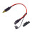 Robustes 14AWG SAE-zu-DIN-Stecker-Stromkabel für-30cm 1
