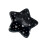 Elegant Star Pattern Rhinestones Embellished Headphone-Black 1