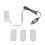 6V D Battery Elimination USB Power Cable-Black 1 meter 1