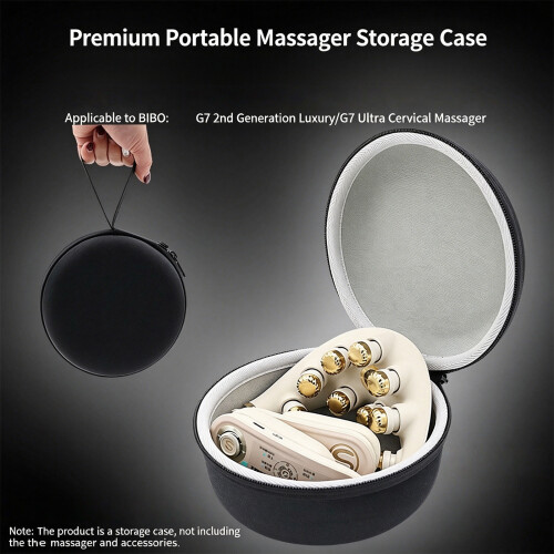 Neck Massager Carrying Case Shockproof Storage Bag Case with 1