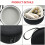 Neck Massager Carrying Case Shockproof Storage Bag Case with 6