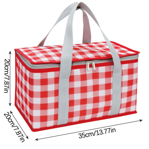 Insulated Picnic Basket with Shoulder Straps Foldable 2