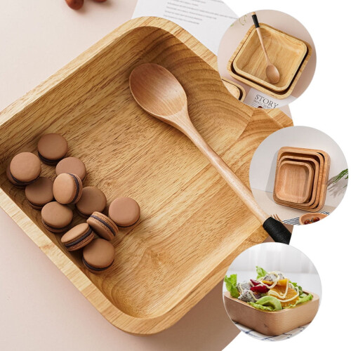 Japanese square cutlery set elegant 4-piece 1