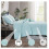 TiaGOC Down Alternative Comforter Set Queen Aqua Reversible 4