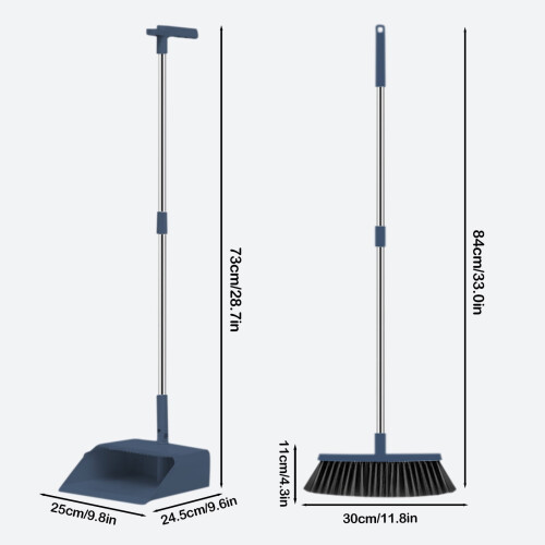 Whisk and dustpan set 2-piece 2