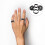 Fingerringindfatninger i rustfrit stål (6 stk.) 3
