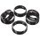 Fingerringindfatninger i rustfrit stål (6 stk.) 4