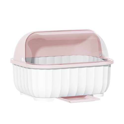 Kitchen Dishware Organizer with Lid for Plates Bowls 1