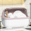 Kitchen Dishware Organizer with Lid for Plates Bowls 5