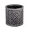 Strata 2 Small Round Lazio Planter Grey Lattice Plastic 32cm 2