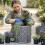 Strata 2 Small Round Lazio Planter Grey Lattice Plastic 32cm 4