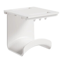 Wall Mounted Headphone Rack Headphone Stand Hanger Under-White