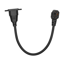 0,3 Meter C14-Stecker auf C5-Buchse Stromkabel mit