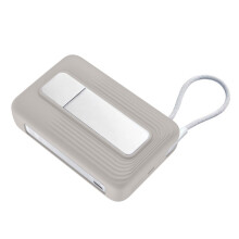 Anti Slip Design Silicone Cover for A1116 Mobile Power-Gray