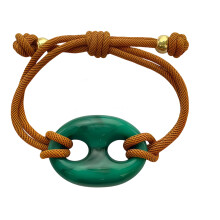 Schickes handgefertigtes Armband aus Kunstharz mit-Grün