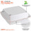 White foam takeout container three compartment 8x8x3 inch 4