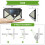 Solar-Wandleuchte mit PIR-Sensor, 100 LEDs, 1000 lm 5