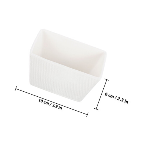2Pièces Support Sachets Sucre Céramique Petit Rangement 1