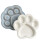 Creative Heart/Cats Paw Shape Silicone Mold for Resin Soap-2 1