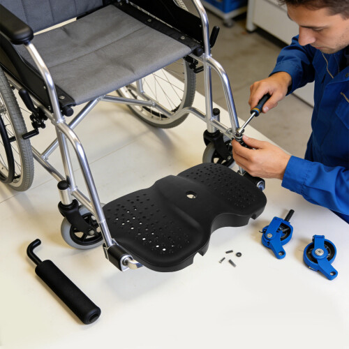 Repose-Pieds Intégré Pour Fauteuil Roulant Avec Fixation Facile 2